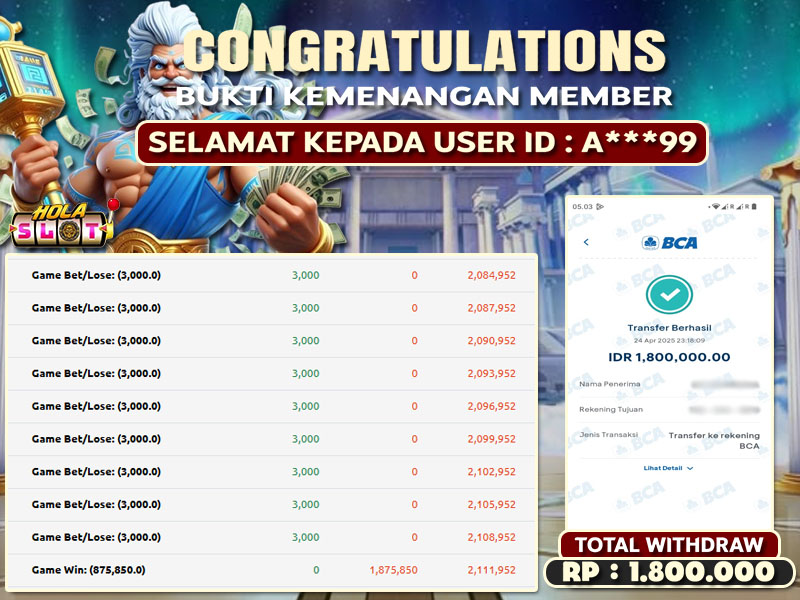 JACKPOT SLOT OLYMPUS 1000 l 25 APRIL 2025