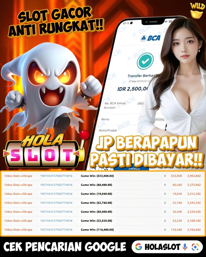 JACKPOT SLOT WILD APE l 28 MEI 2025